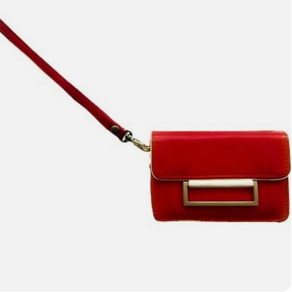 🔥5/$25🔥Alphaline Patent Red Mini Bag/ Camera Case w/ Belt Loop